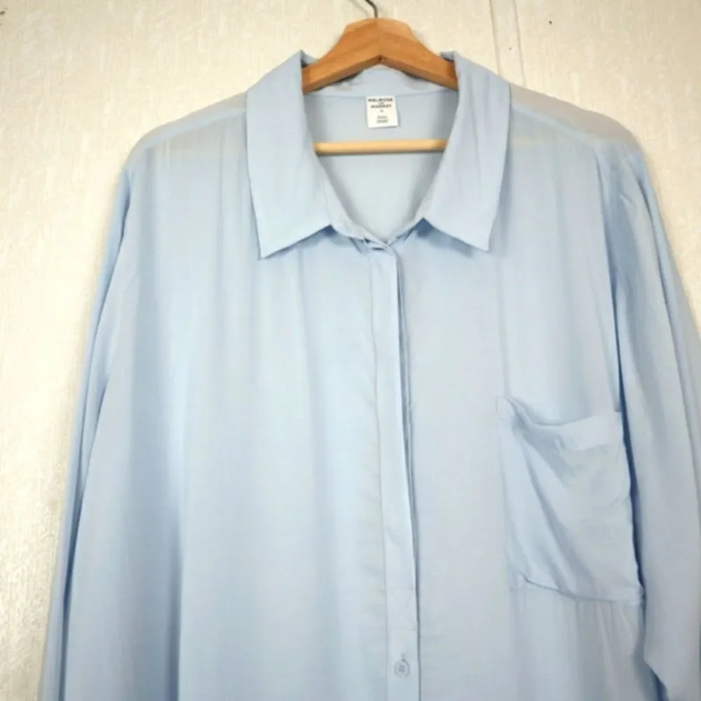 New Melrose and Market blue shirt size 3x - Picture 6 of 9